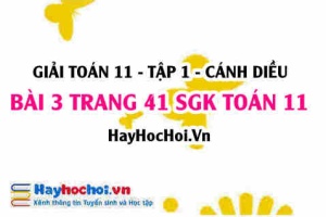 Giải bài 3 trang 41 Toán 11 tập 1 SGK Cánh Diều: Công thức cộng lượng giác